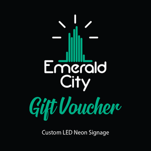 Emerald City Neon Gift Voucher